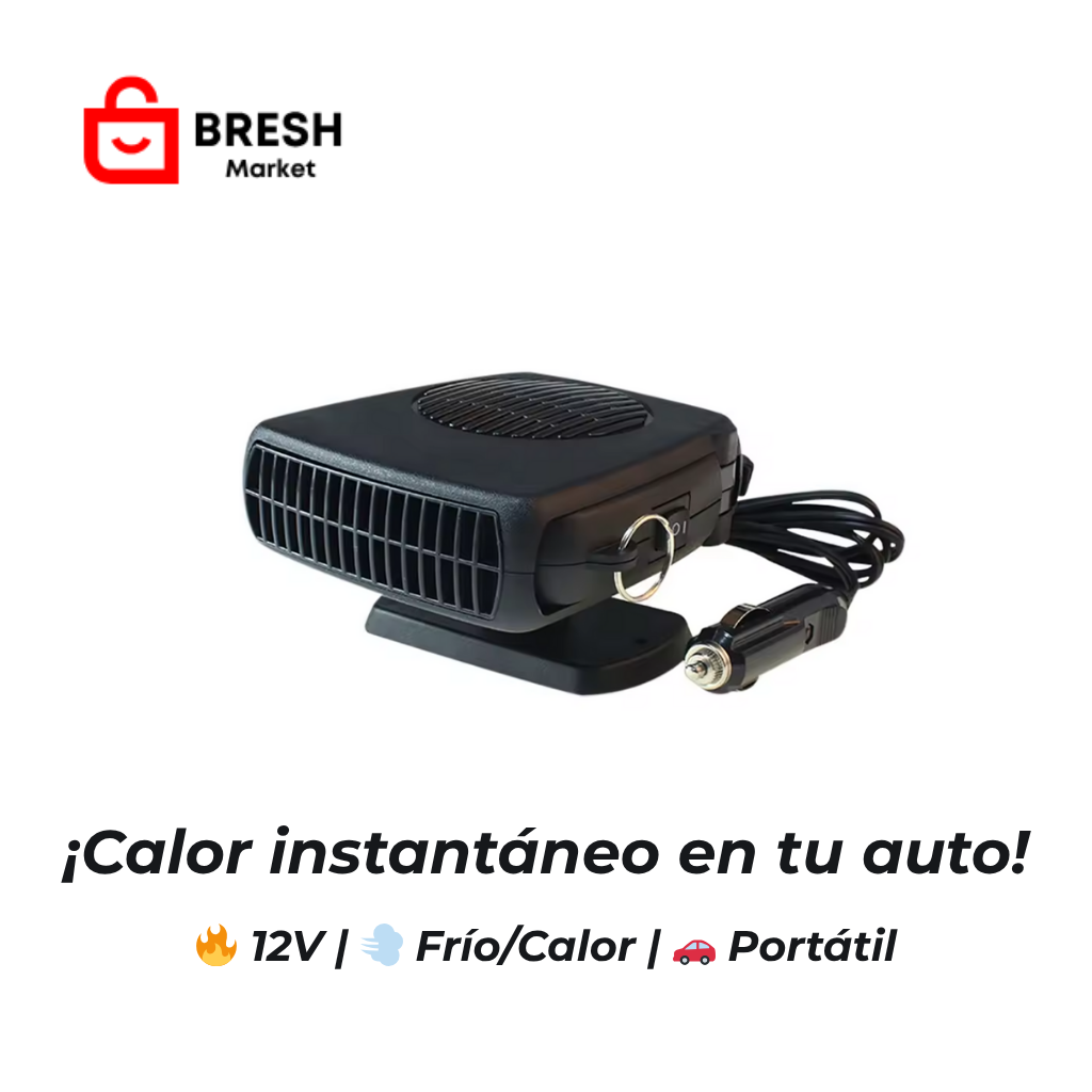 Calefactor Portátil 12V para Auto