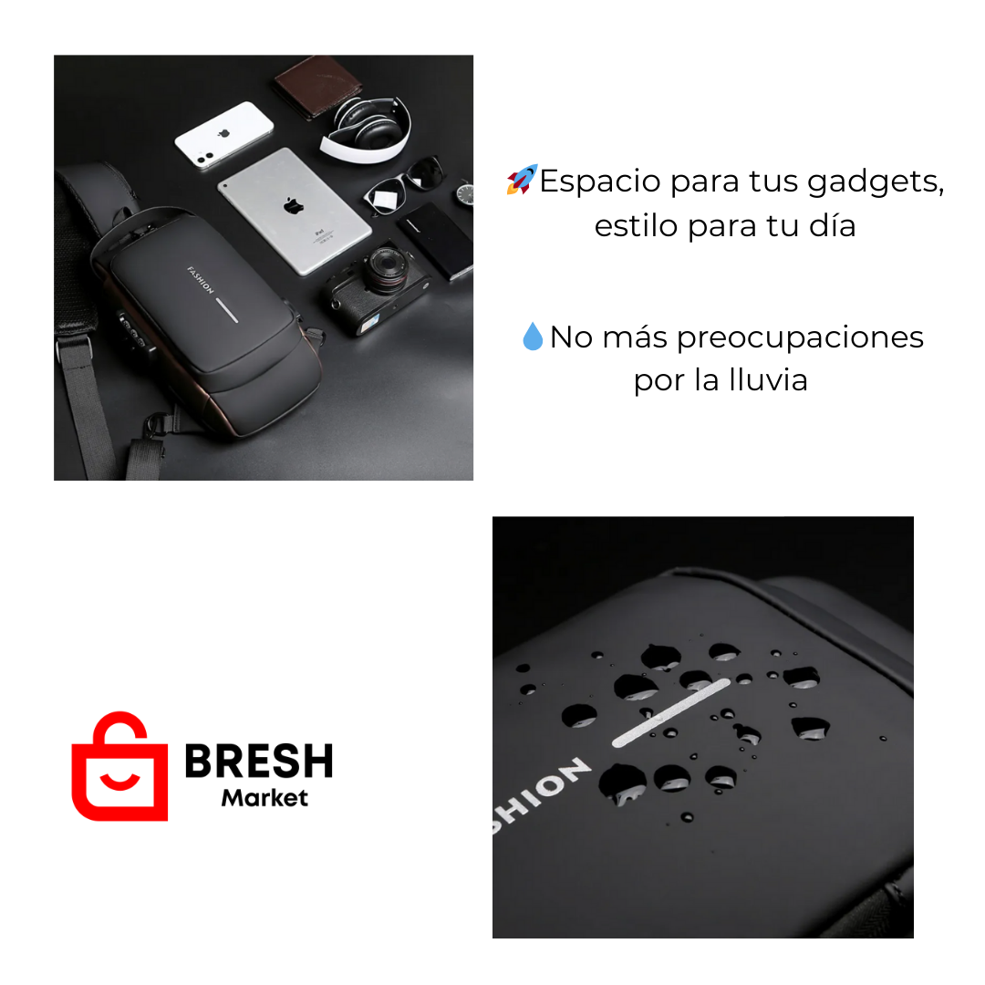 SafePack Pro - Bolso Antirrobo - 🔒 Mantén tus pertenencias seguras en la ciudad y en tus viajes.