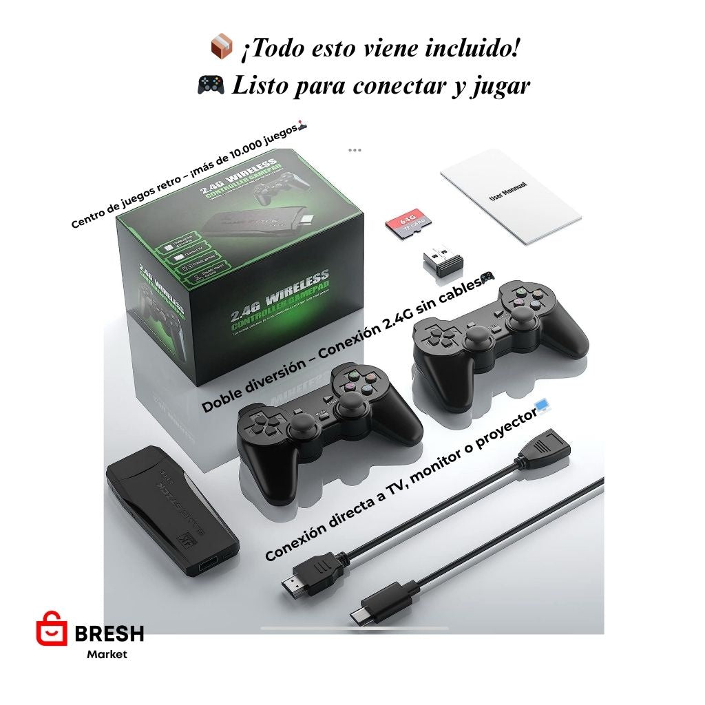 Consola Retro 10 en 1 🎮 + Envío Gratis a Todo Chile