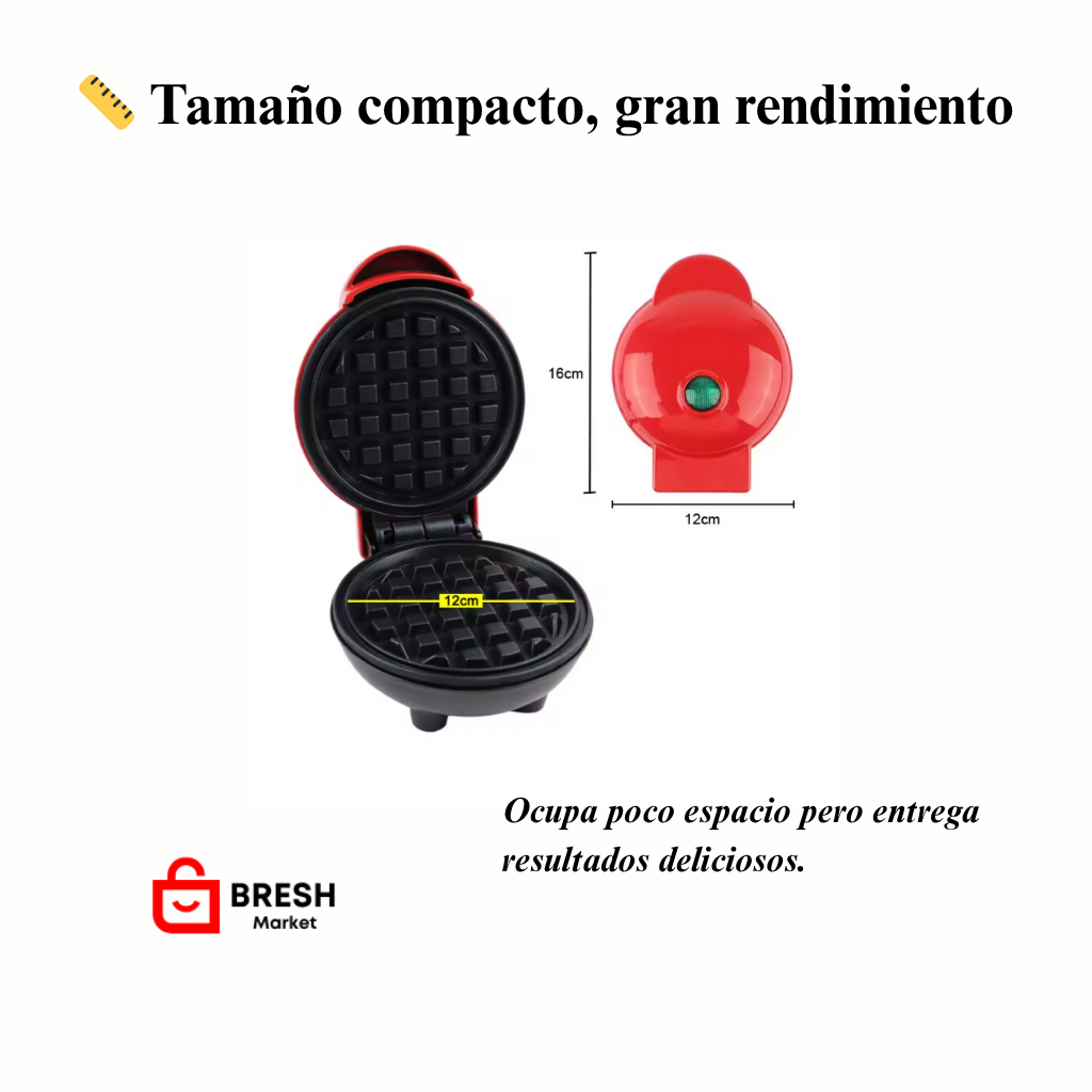 Wafflera Eléctrica Portátil | -25% OFF | Envío Gratis + Pago contra Entrega
