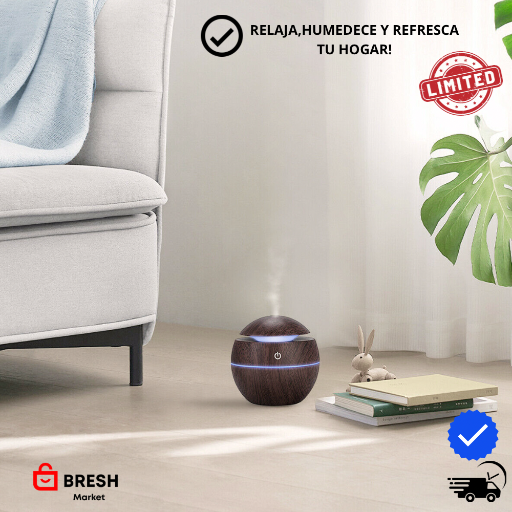 Humidificador ClimaSoft™ 🌿 + Envío Gratis a Todo Chile | Aromaterapia y Luz LED