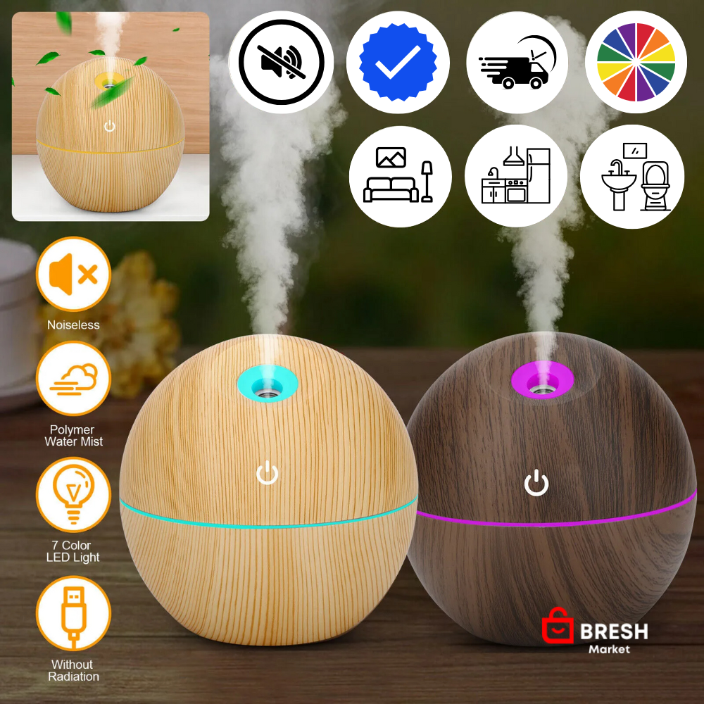 Humidificador ClimaSoft™ 🌿 + Envío Gratis a Todo Chile | Aromaterapia y Luz LED