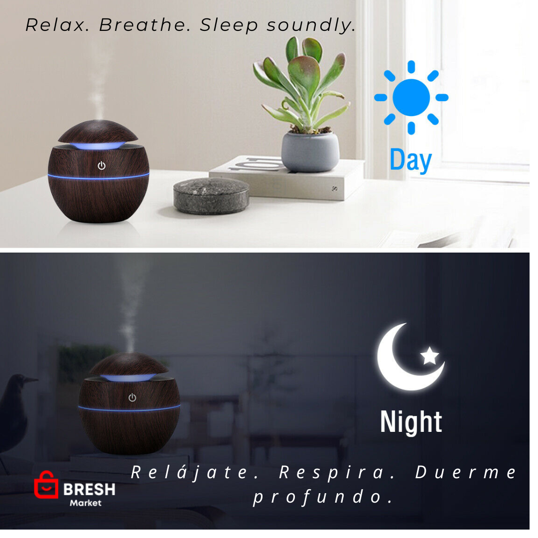 Humidificador ClimaSoft™ 🌿 + Envío Gratis a Todo Chile | Aromaterapia y Luz LED
