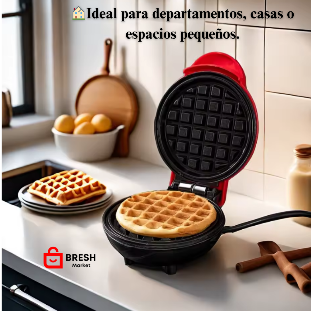 Wafflera Eléctrica Portátil | -25% OFF | Envío Gratis + Pago contra Entrega