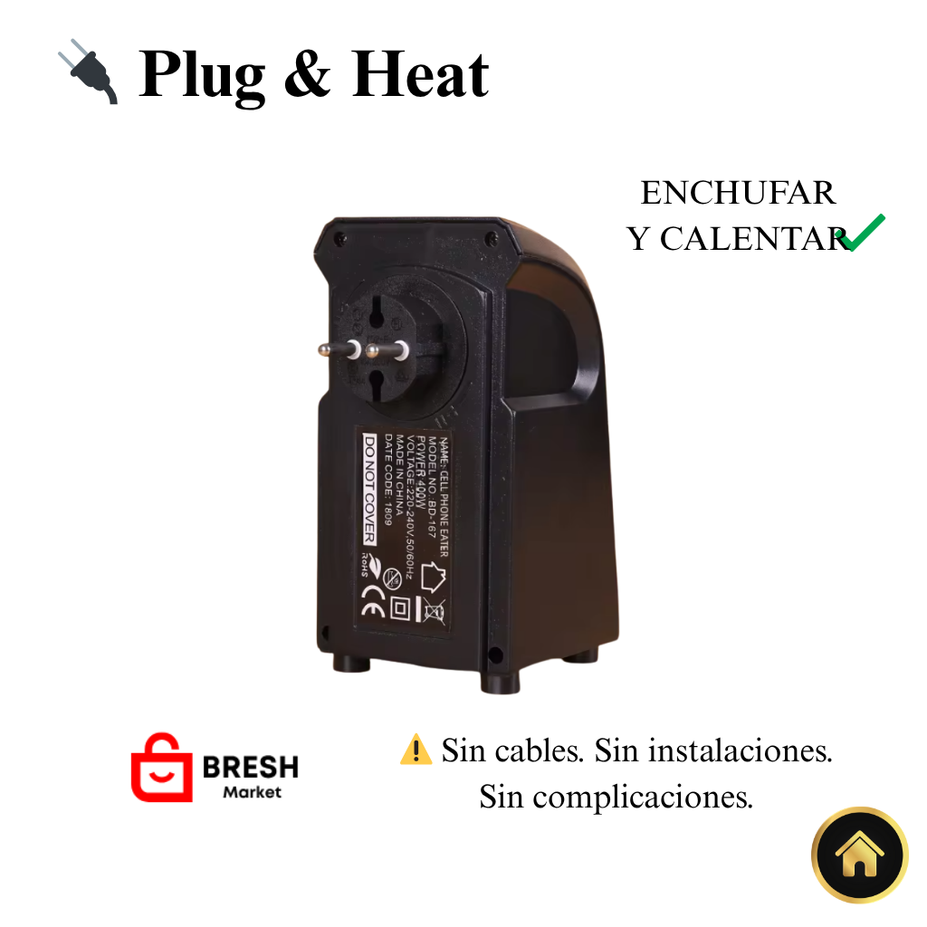 Calefactor Eléctrico Portátil