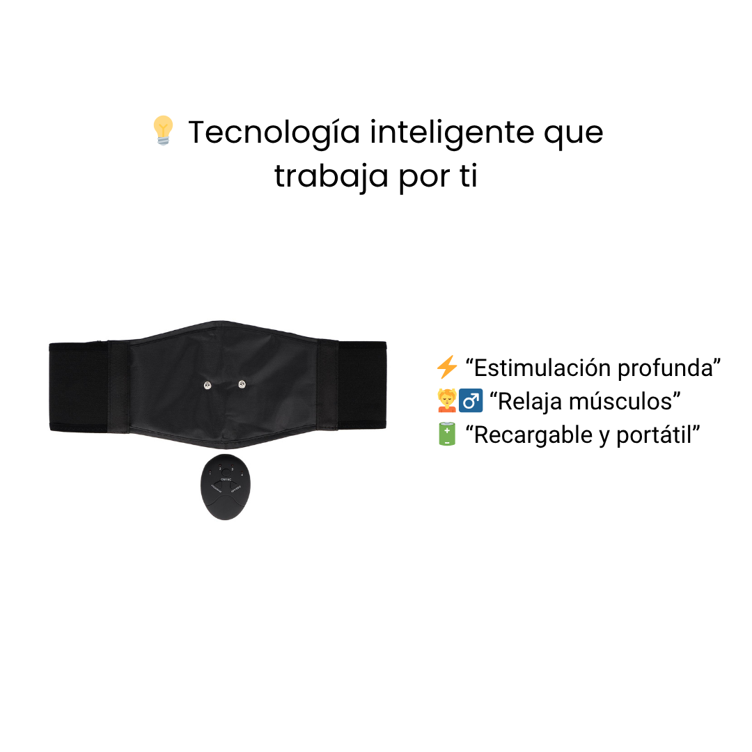FitRelax™ — Cinturon Estimulador Abdominal Inteligente